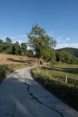 Girona'daki Ripoll kasabasının doğal çevresi
