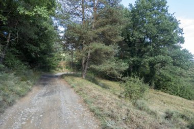 Girona'daki Ripoll kasabasının doğal çevresi