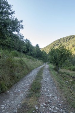 Girona'daki Ripoll kasabasının doğal çevresi