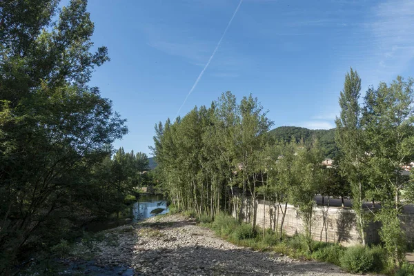 The ter route through the interior of Girona — Stock Photo, Image