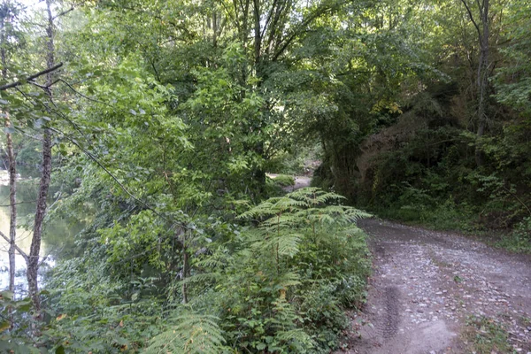The ter route through the interior of Girona — Stock Photo, Image