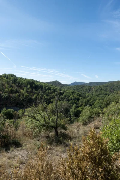 La route ter à travers l'intérieur de Gérone — Photo