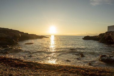 Sierra de Irta de Alcocebre 'de gün doğumu