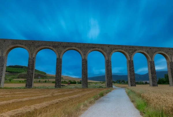 Akwedukt Rzymski Prowincji Nawarra Hiszpania — Zdjęcie stockowe
