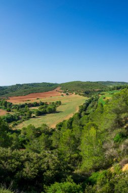 İspanya, Castellon 'dan geçerken Ağustosun manzarası