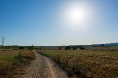 İspanya, Castellon 'dan geçerken Ağustosun manzarası