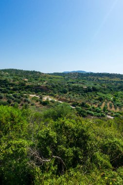 İspanya, Castellon 'dan geçerken Ağustosun manzarası