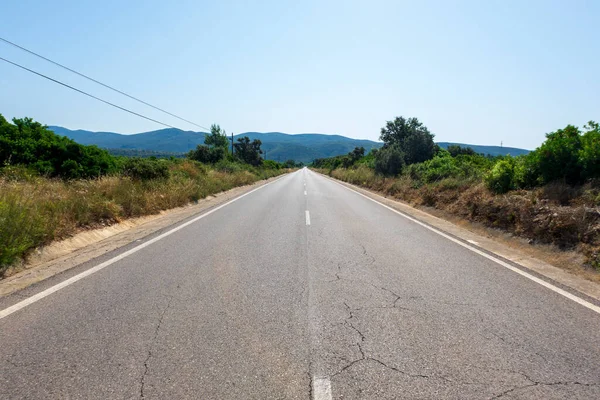 İspanya, Castellon 'dan geçerken Ağustosun manzarası