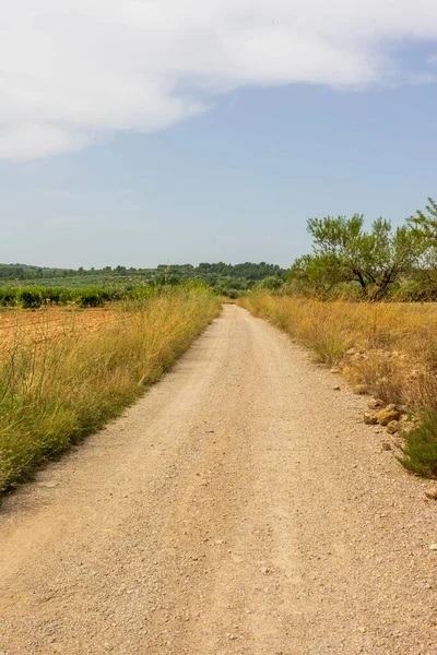 İspanya, Castellon 'dan geçerken Ağustosun manzarası
