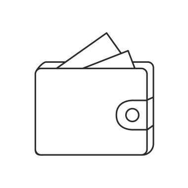 M-cüzdan satırı simgesi, beyaz arka plan üzerinde logo.