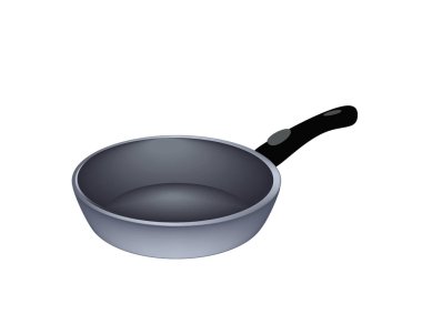 boş beyaz arka plan üzerinde izole tava görmek