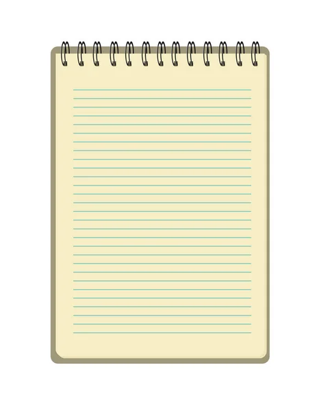 Beyaz arka plan üzerinde izole boş defter yakından görmek