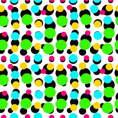 nokta, vektör çizim ile Dikişsiz soyut desen