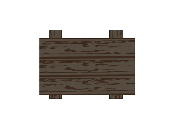 空白质朴木制标牌 向量例证 — 图库矢量图片