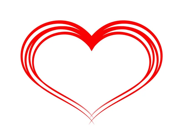 Coração Feliz Dia Dos Namorados — Vetor de Stock