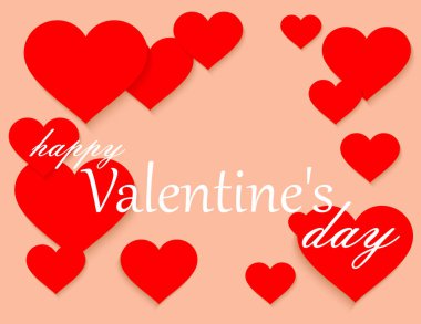 Sevgililer Günü tebrik kartı.