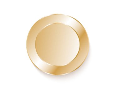 Altın etiket izole altın