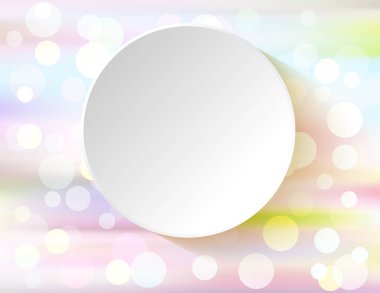 Kar arka plan üzerinde boş etiket