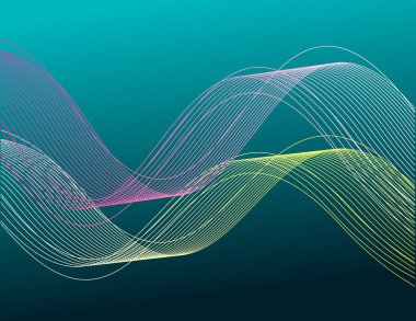 3D çizgi canlı arka plan