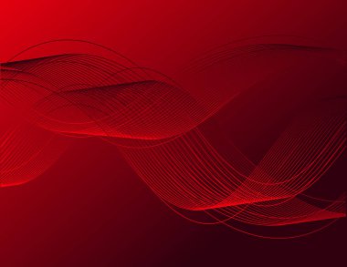 3D kırmızı çizgi arka plan