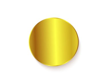 Altın etiketi izole edilmiş dekor