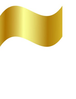 Afiş altın yaprak tasarımı için