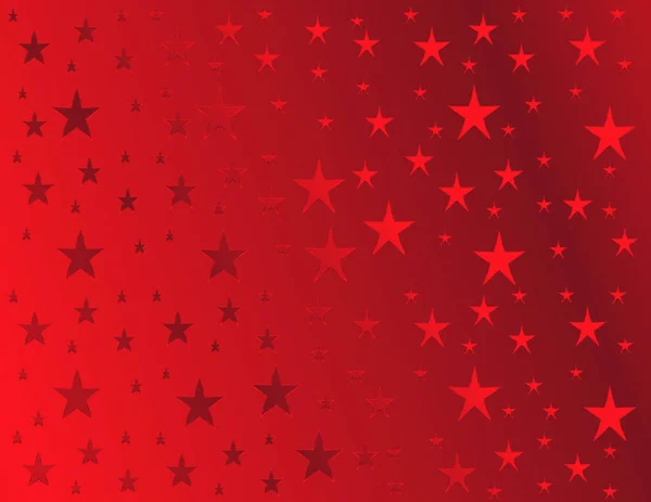 Étoile Rouge Fond Brillant — Image vectorielle
