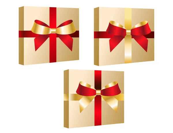 Coffrets Cadeaux Arcs — Image vectorielle