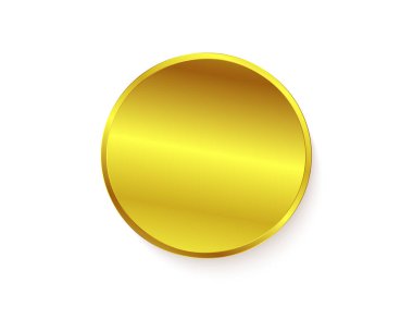 Altın etiketi izole edilmiş dekor