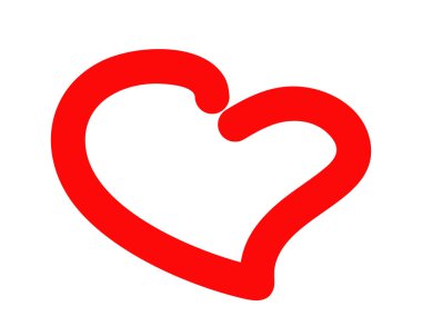 Kalp Sevgililer günü dekor