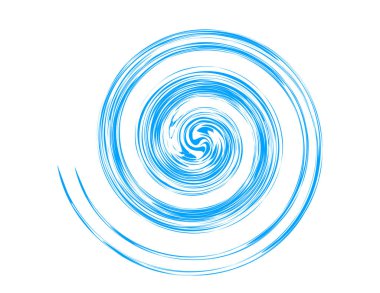 Beyaz bir arka plan üzerine huni