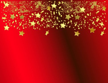 kırmızı zemin üzerine altın yıldız