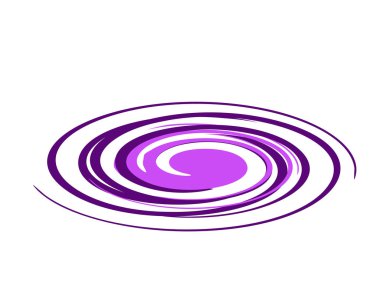 Beyaz bir arka plan üzerine huni