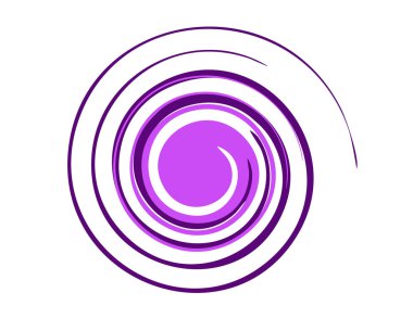 Beyaz bir arka plan üzerine huni