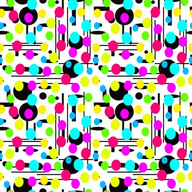 Geometrik şekiller pürüzsüz desen