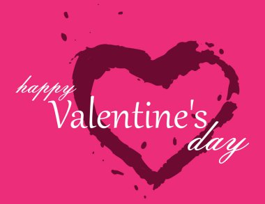 Sevgililer Günü tebrik kartı.