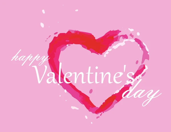 Tarjeta Felicitación Del Día San Valentín — Vector de stock