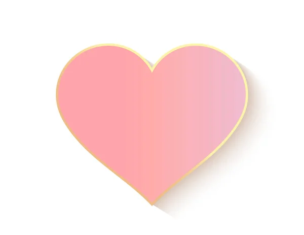 Sticker Heart Empty Decor — Stock Vector