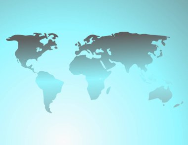 Dünya harita arka plan dekor