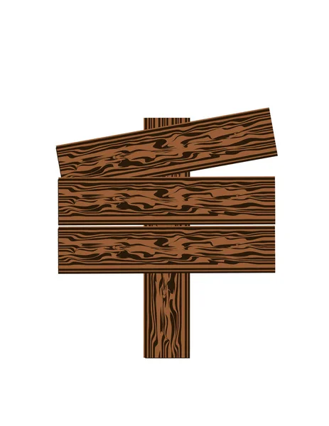 Wood Texture Board Decor — Stock Vector
