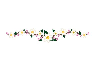 Bahar dalı ile çiçek dekorasyonu