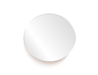 Boş beyaz dekor Sticker olduğunu