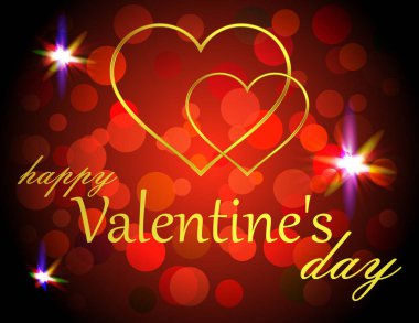 Sevgililer Günü tebrik kartı.