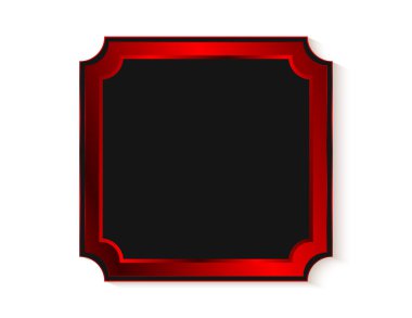 Köşeleri yuvarlatılmış kare etiketi