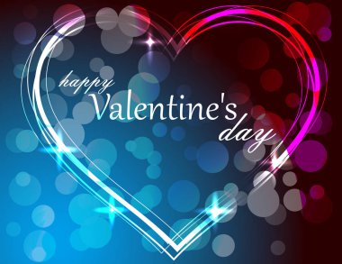 Sevgililer Günü tebrik kartı.