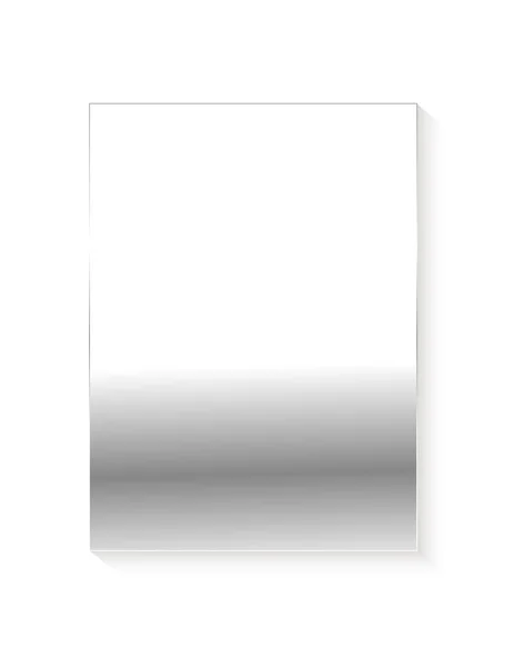 Hoja Sombra Gradiente Blanco — Vector de stock