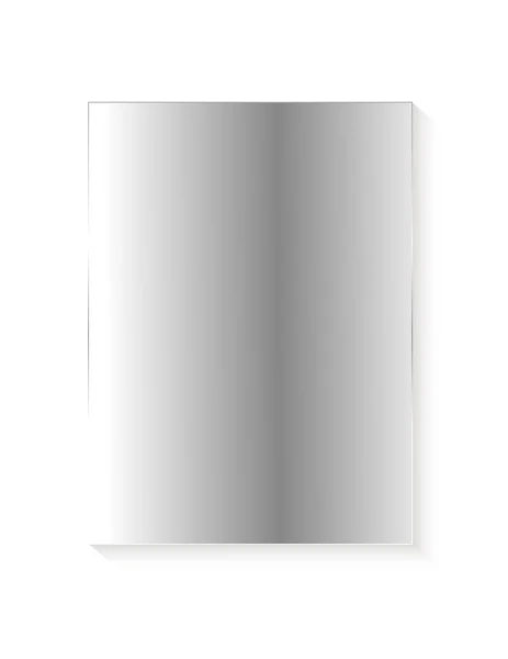 Folha Sombra Gradiente Branco —  Vetores de Stock