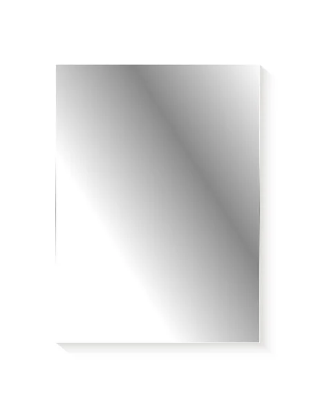 Hoja Sombra Gradiente Blanco — Vector de stock