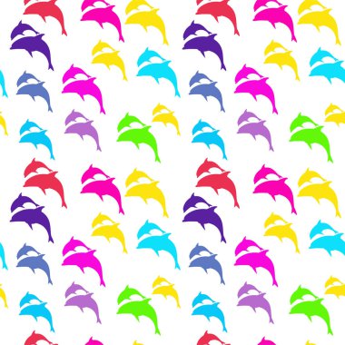 Yunuslar Seamless modeli dekor