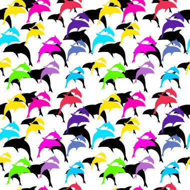 Yunuslar Seamless modeli dekor